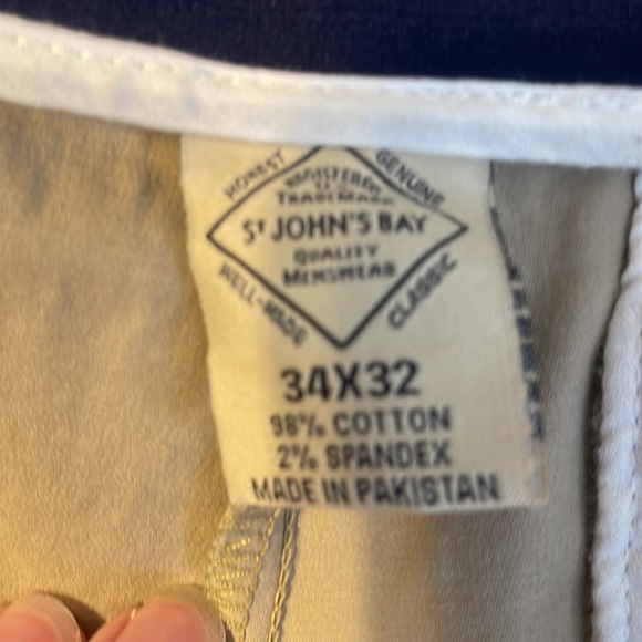 Brand New, Never Worn Super Stretch Khakis by St. John’s Bay - Picture 3 of 3